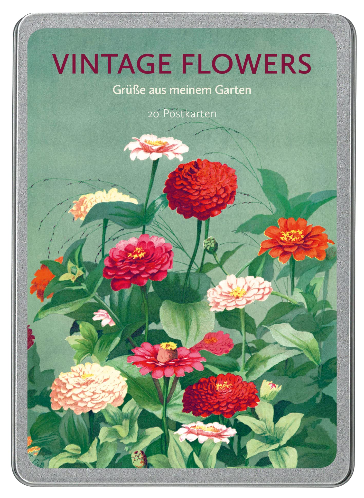 Vintage Flowers: Grüße aus meinem Garten Posters