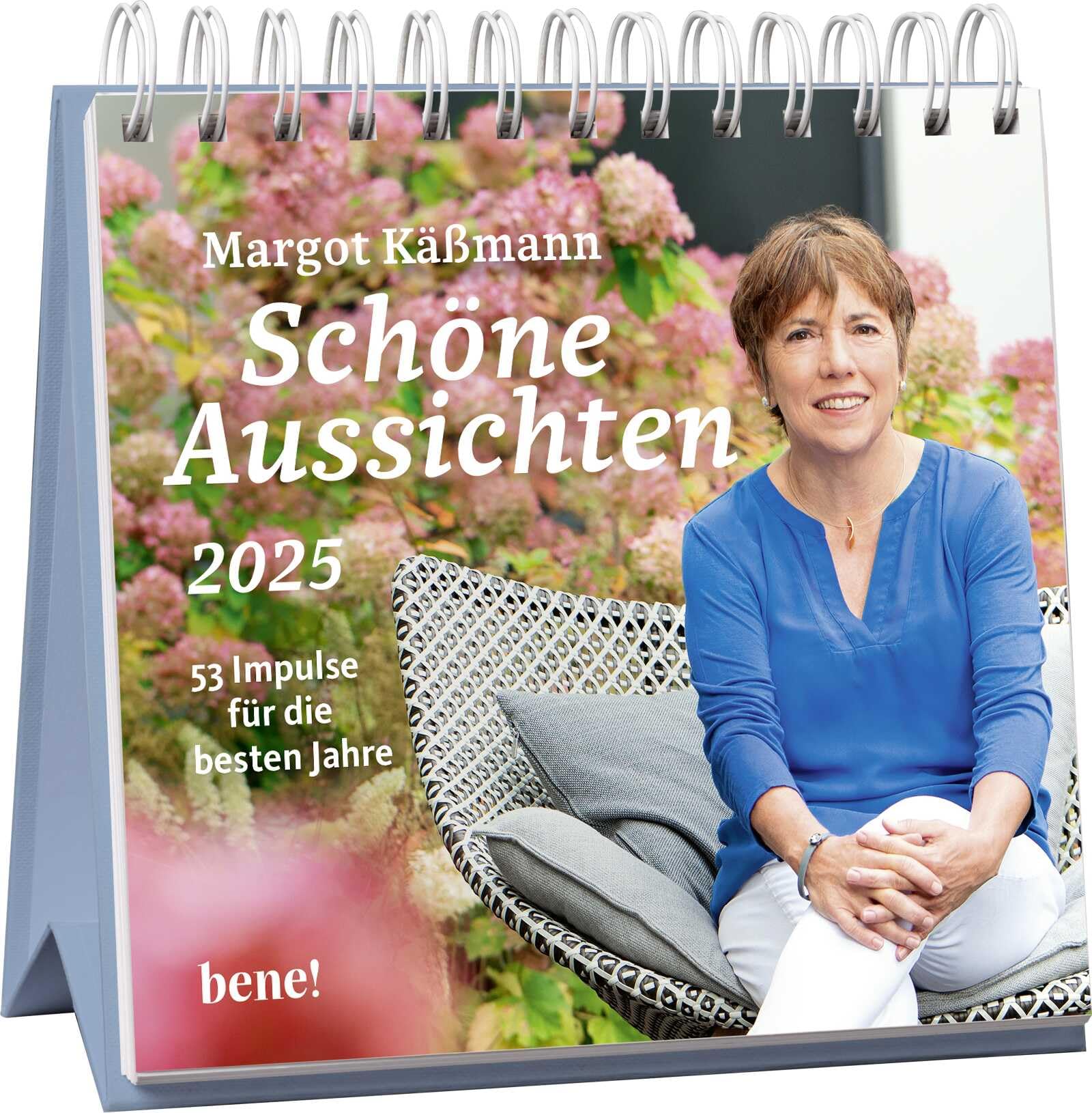 Wochenkalender 2025: Schöne Aussichten: 53 Impulse für die besten Jahre | Tischkalender zum Aufstellen mit Texten der Bestseller-Autorin und Naturaufnahmen für jede Woche Calendars