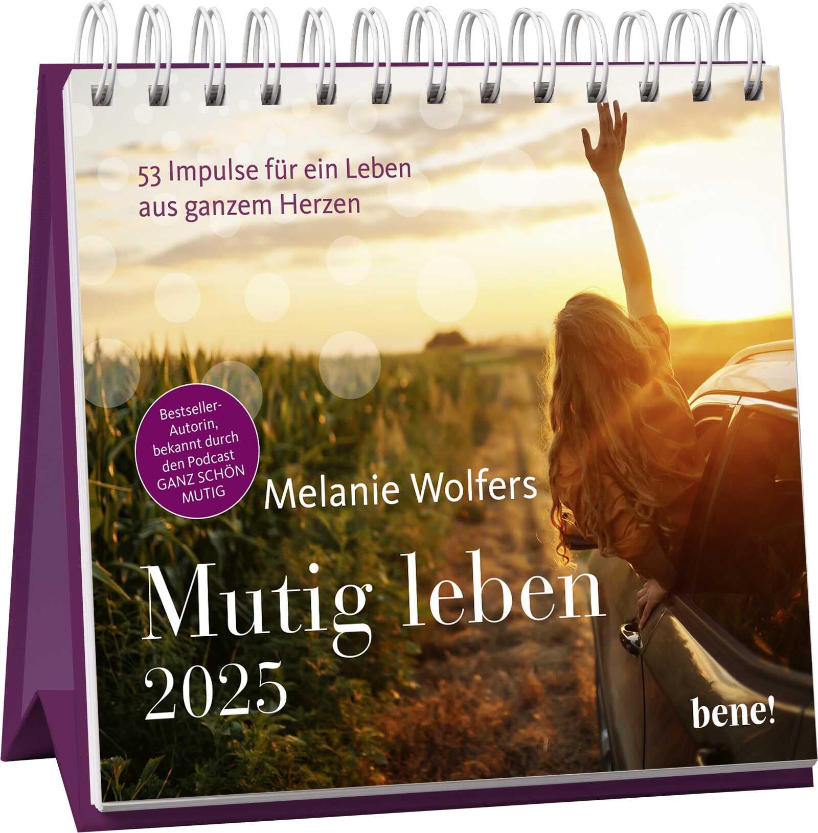 Wochenkalender 2025: Mutig leben: 53 Impulse für ein Leben aus ganzem Herzen | Tischkalender zum Aufstellen mit ermutigenden Denkanstößen der Bestseller-Autorin für jede Woche Leisure, Home & Garden