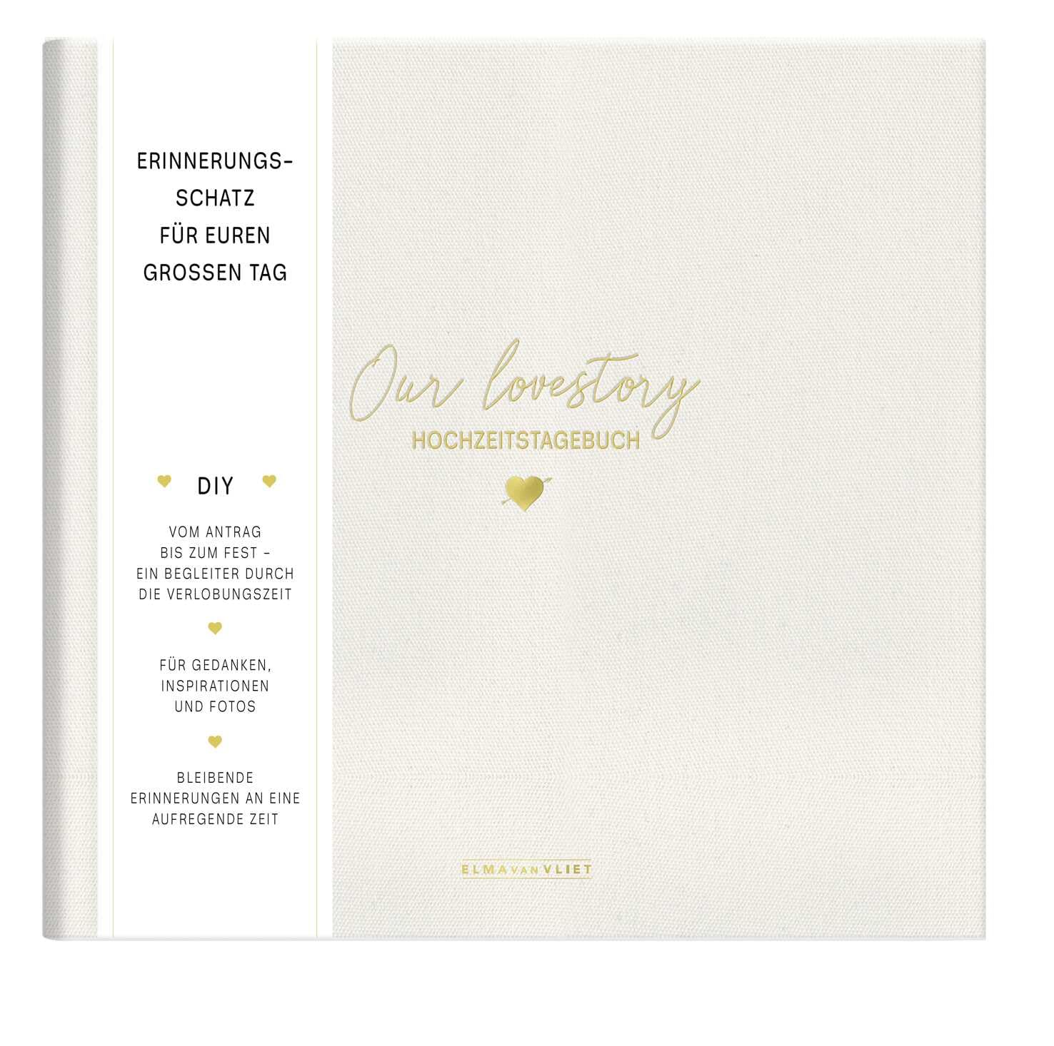 Our Lovestory: Hochzeitstagebuch | Erinnerungsbuch und Planer zur Hochzeit | Liebevolles und ausgefallenes Geschenk zur Verlobung oder Hochzeit Living & Furnishing