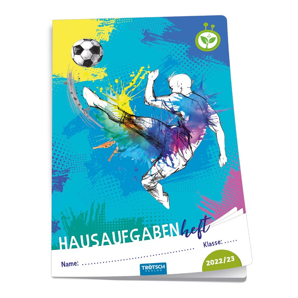 Trötsch Jahresbezogenes Hausaufgabenheft Grundschule Fussball 2022/2023: Planer Schülerkalender Hausaufgabenheft Timer für die Grundschule (Hausaufgabenheft: jahresbezogen) Calendars
