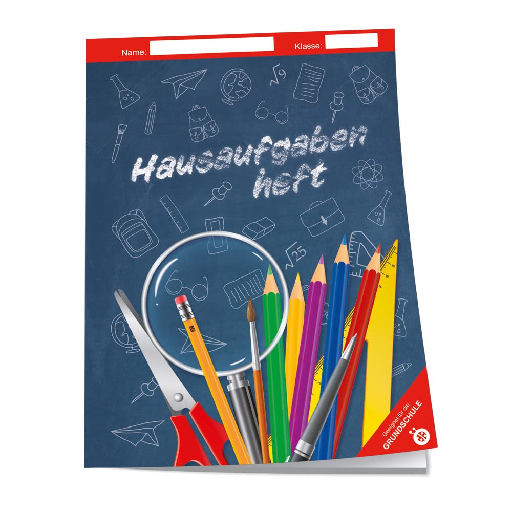 TRÖTSCH - Hausaufgabenheft Grundschule Tafel blau: Schulplaner Hausaufgabenheft Timer Terminkalender Non-fiction