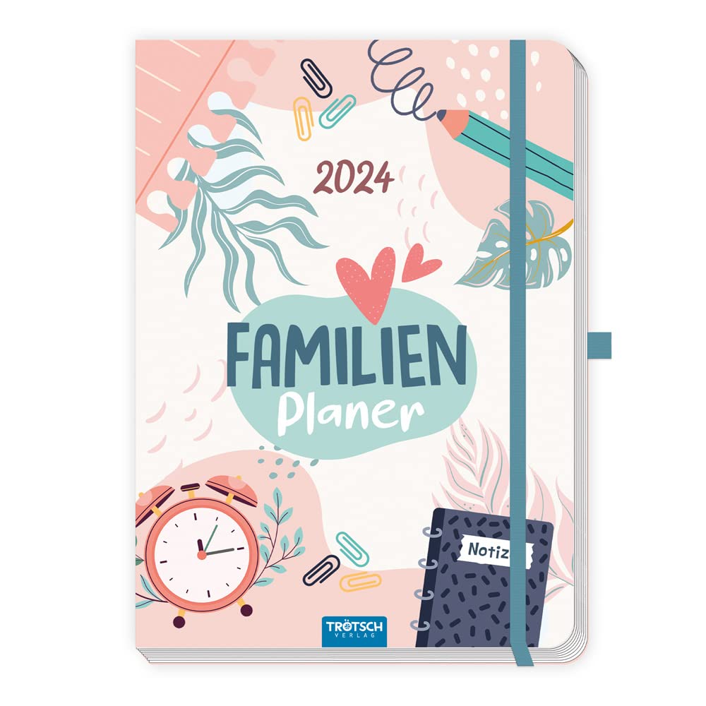 Trötsch Wochenbuch Familienplaner 2024: Wochenkalender Leisure, Home & Garden