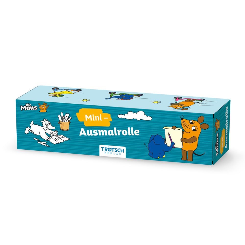 Trötsch Die Maus Mini-Ausmalrolle: Kinder Ausmalen Ausmalrolle Geschenk Geschenkidee Einhorn Non-fiction