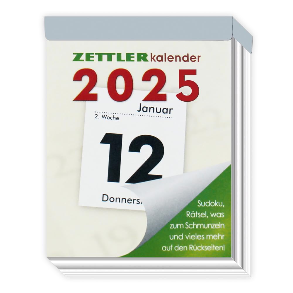 Tagesabreißkalender klein 2025 Books
