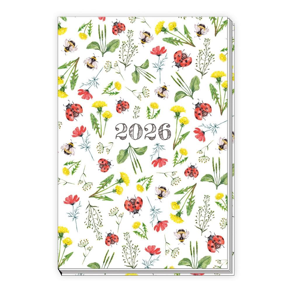 TRÖTSCH - Taschenkalender A6 Marienkäfer 2026: Wochenkalender Leisure, Home & Garden