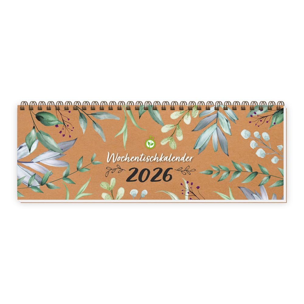 Trötsch Wochentischkalender Natur 2026: Tischkalender Wochenkalender Leisure, Home & Garden