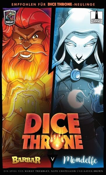 Dice Throne: Barbar vs. Mondelfe Hobbies & Crafts