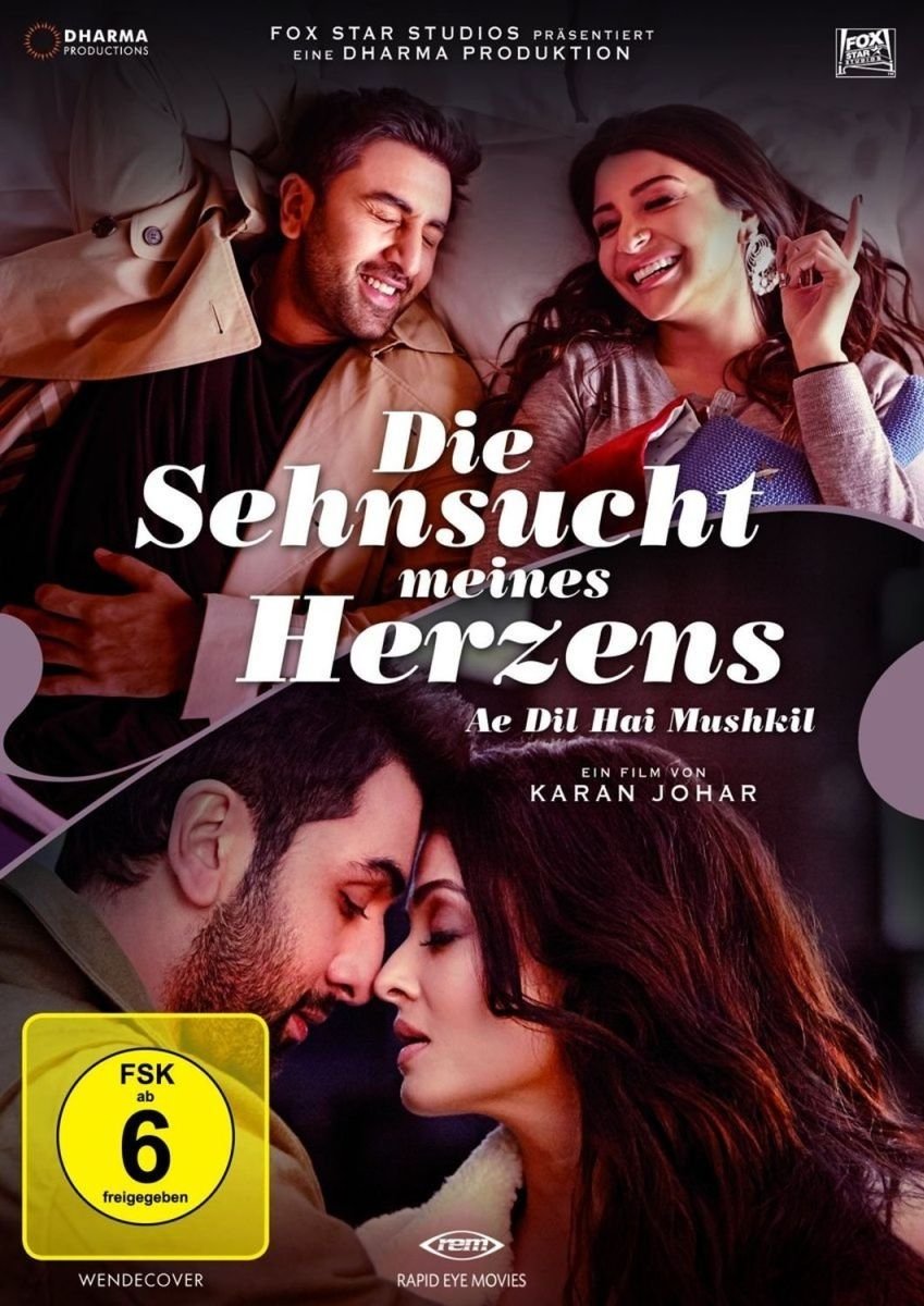 Die Sehnsucht meines Herzens - Ae Dil Hai Mushkil (Erstauflage mit Poster) Movies