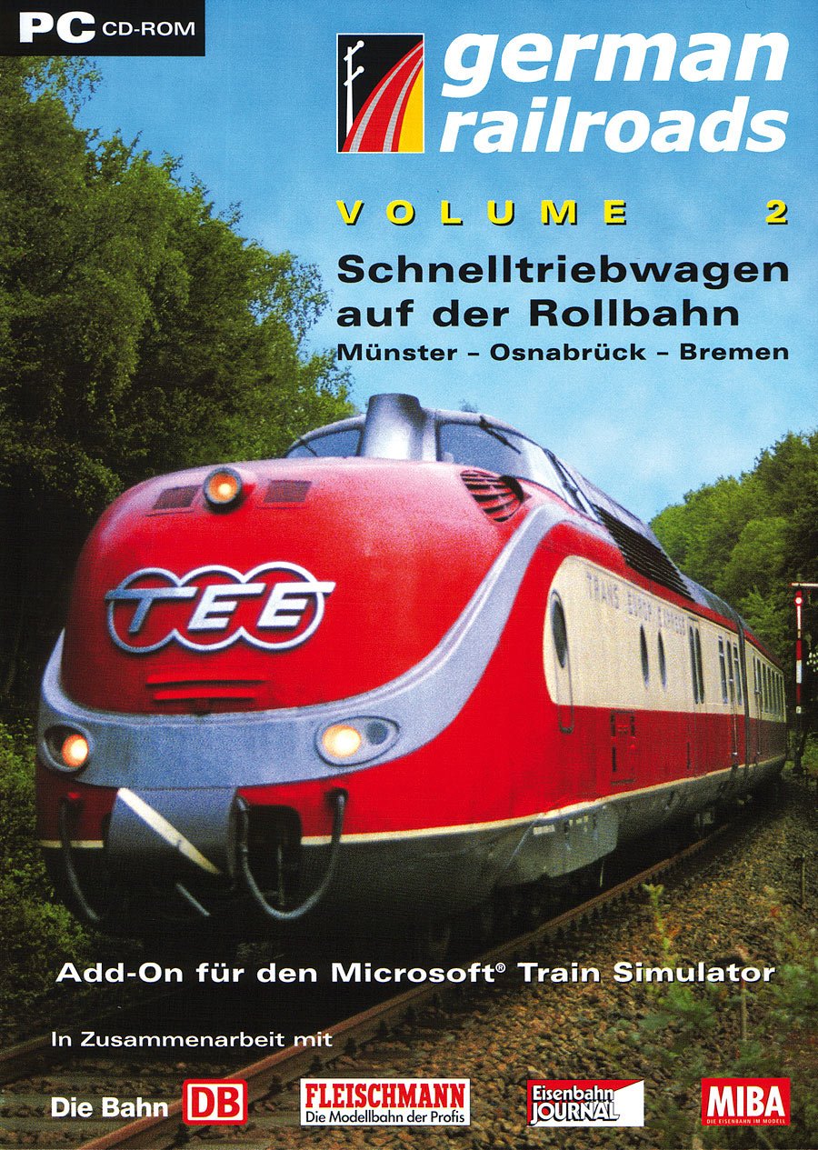 Train Simulator - German Railroads Vol.2 (Schnelltriebwagen auf der Rollbahn) PC