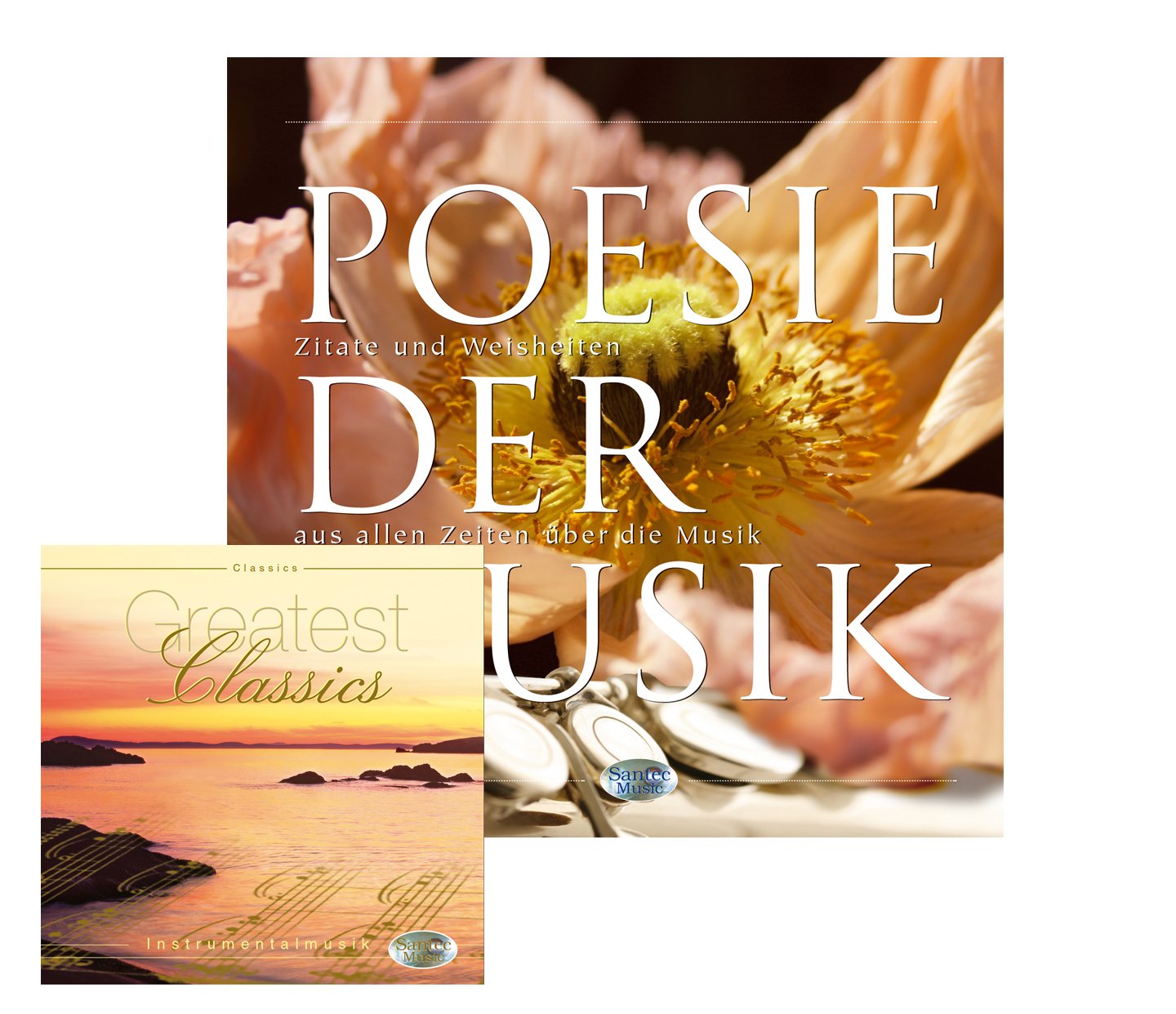 Poesie der Musik - CD Greatest Classics & Fotoband mit Naturbildern und Zitaten zur Musik, von Goethe, Shakespeare, Platon, Social Sciences