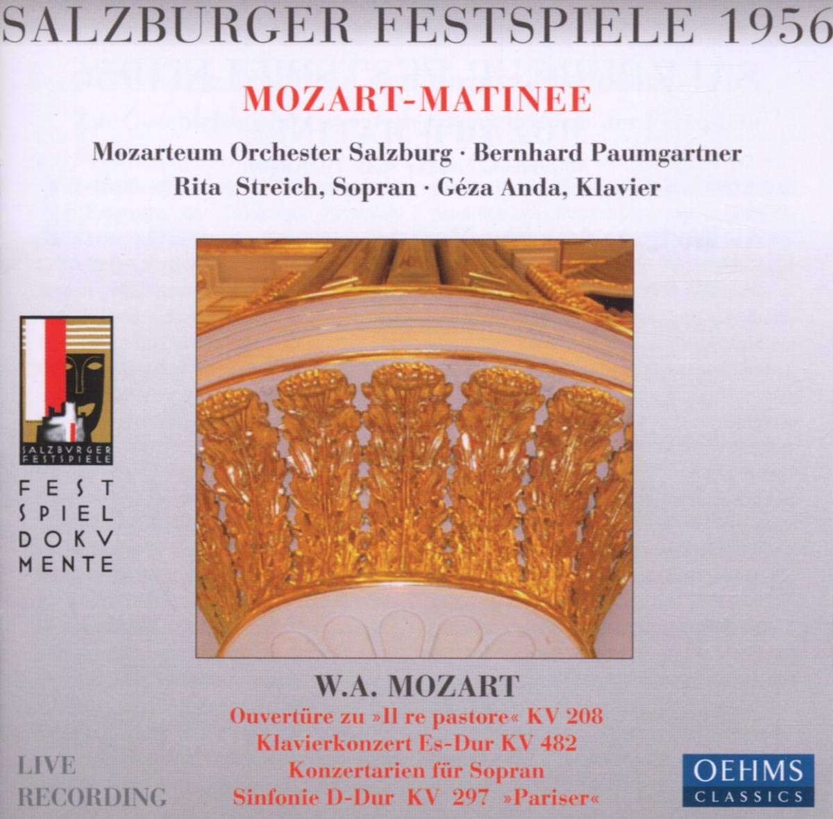 Salzburger Festspiele 1956 - Mozart-Matinee Classical