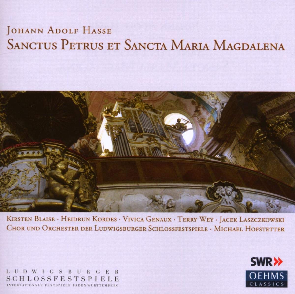 Hasse: Sanctus Petrus et Sancta Maria Magdalena Music