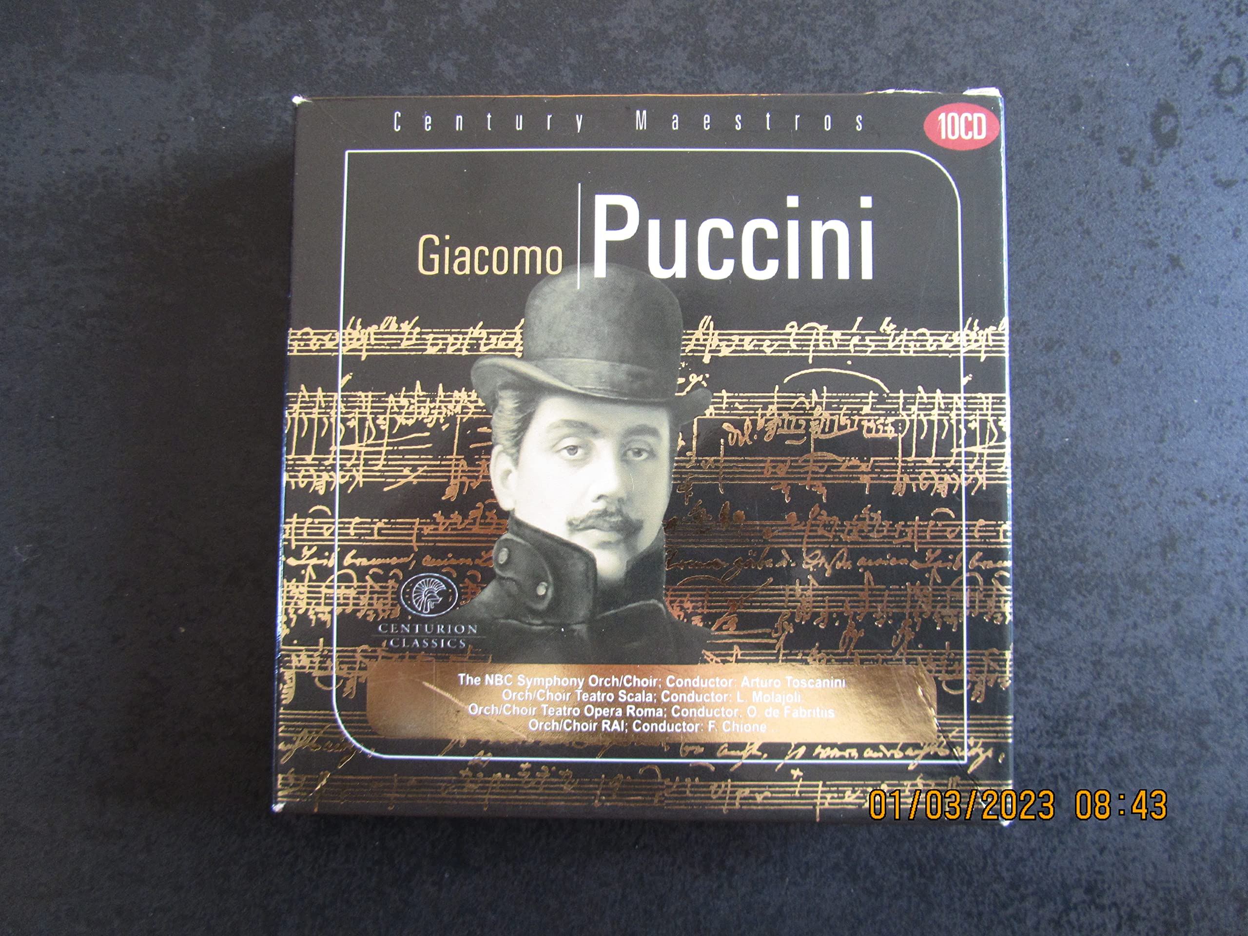 Giacomo Puccini, 10 Audio-CDs: Mit dem NBC Symphony Orchester und Chor unter Arturo Toscanini u. a. Books