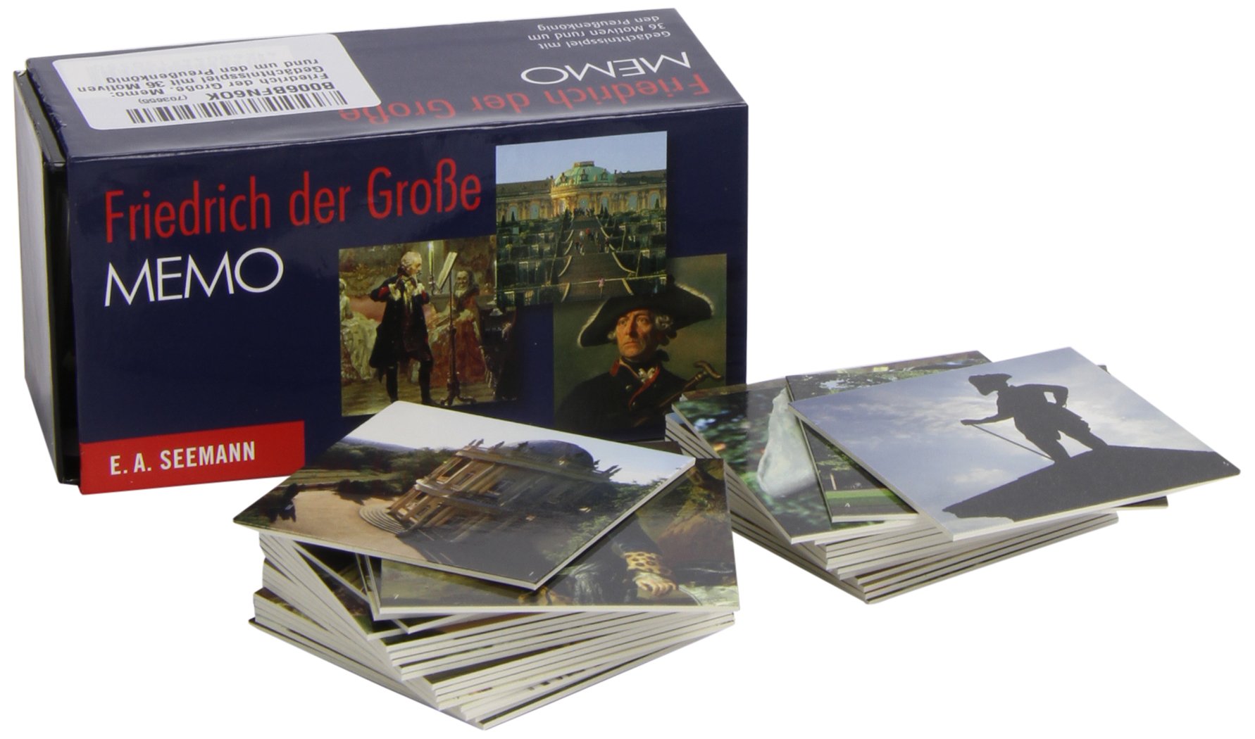 Friedrich der Große. Memo: Gedächtnisspiel mit 36 Motiven rund um den Preußenkönig Film, Art & Culture