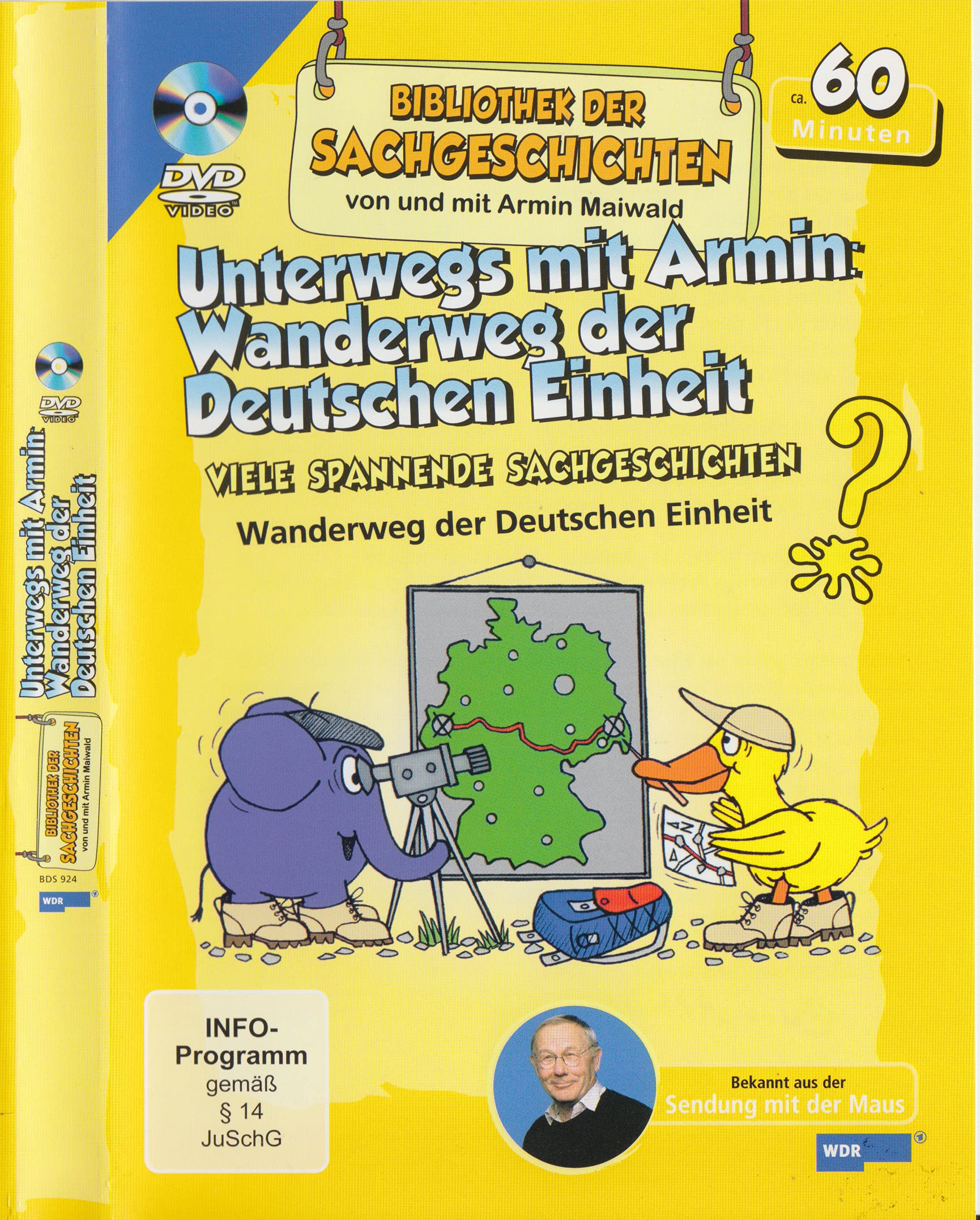Unterwegs mit Armin Wanderwege der Deutsche Einheit Bibliothek der Sachgeschichten Maus WDR Films