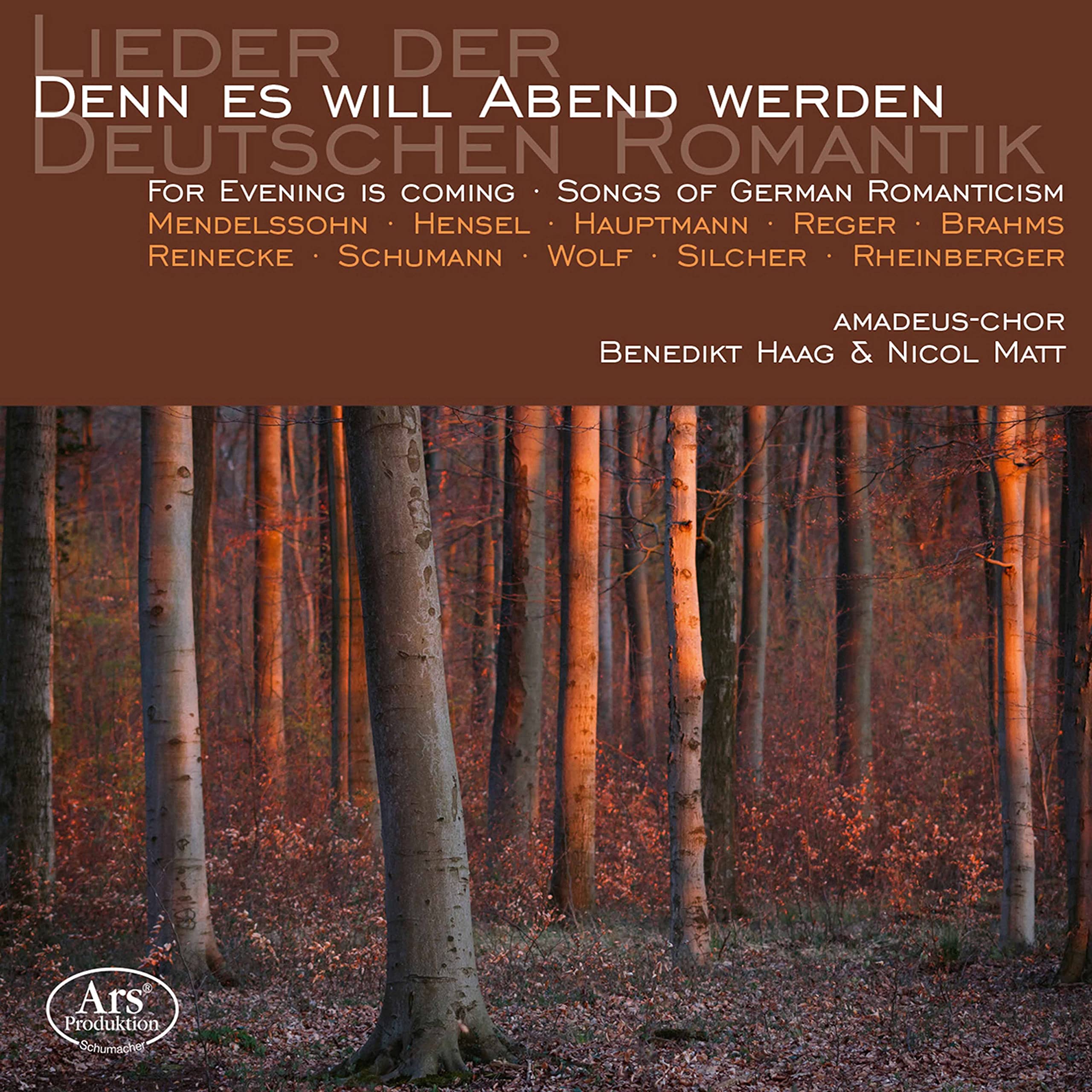 Denn es will Abend werden-Lieder der dt.Romantik Classical