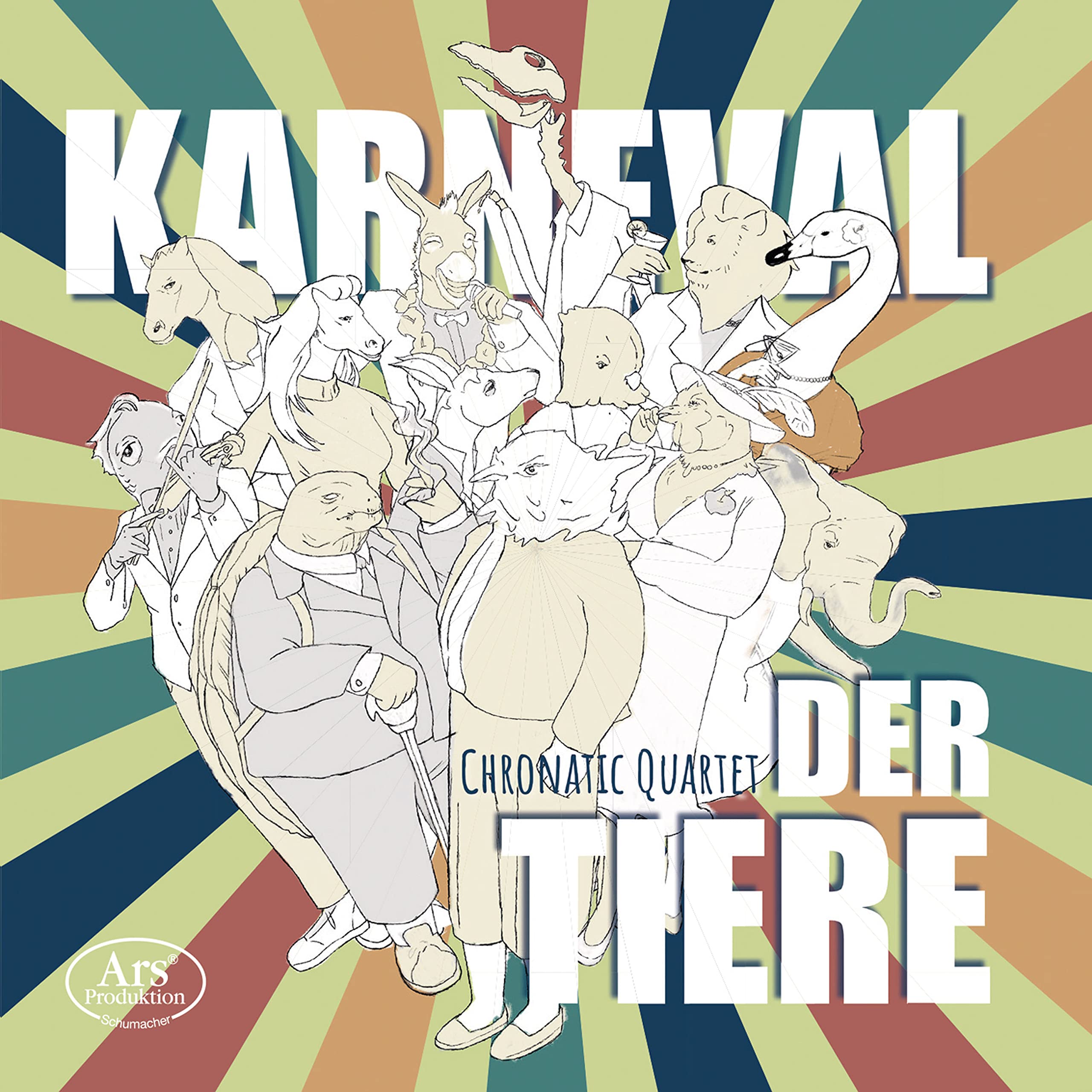 Karneval der Tiere für Violine, Klavier, Schlagzeug und Bass Classical