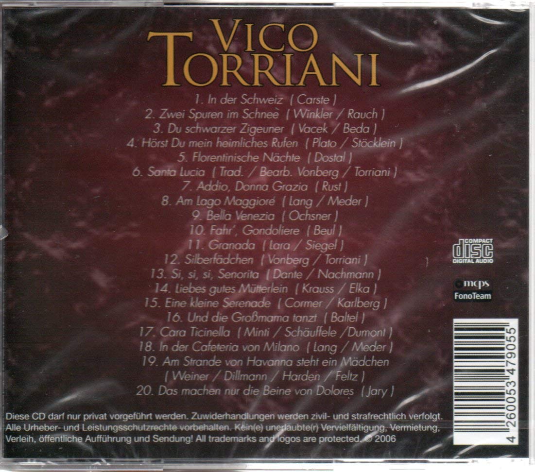 Vico Torriani-in der Schweiz Pop