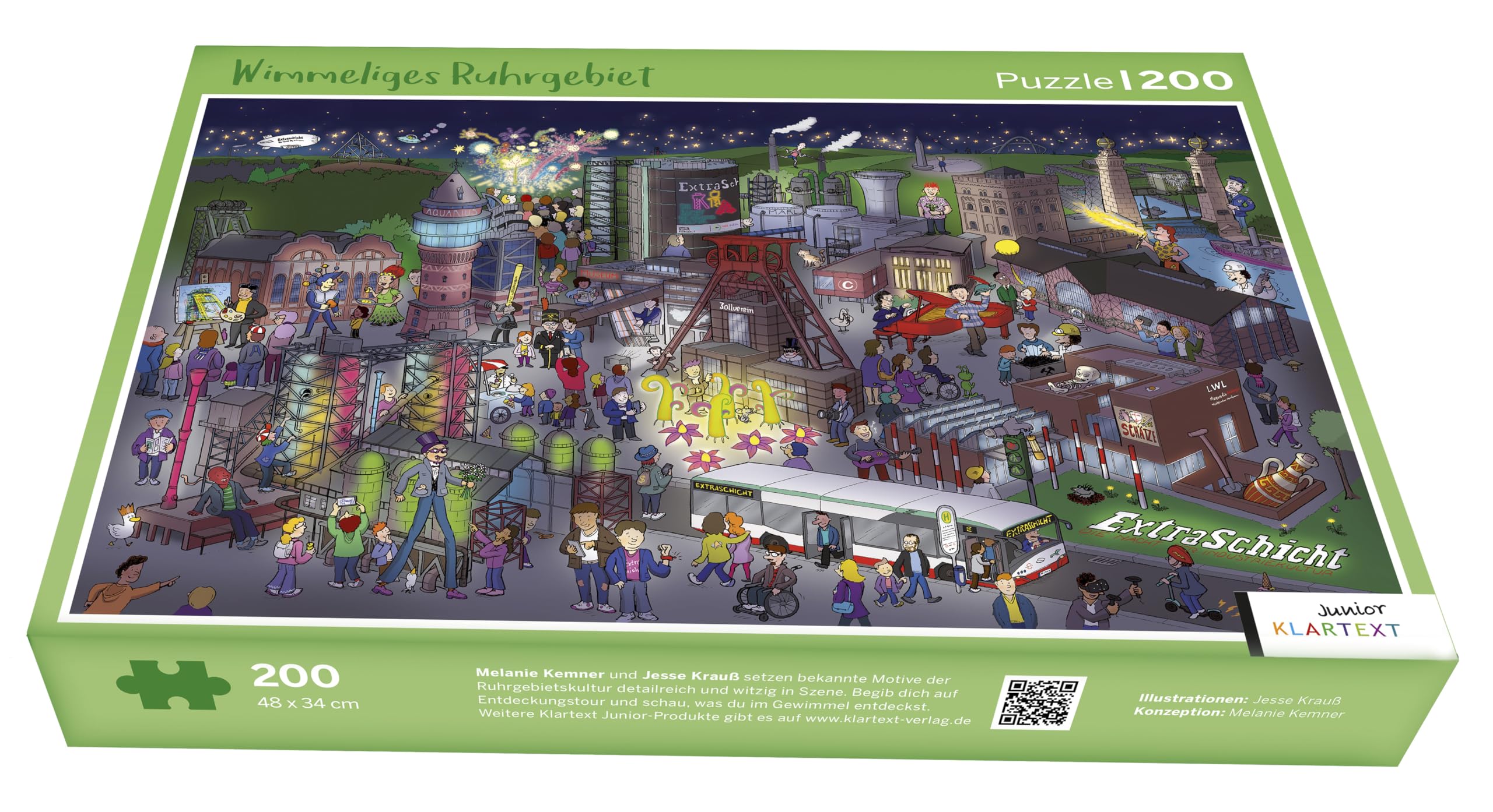 Puzzle Wimmeliges Ruhrgebiet: 200 Teile Children's books
