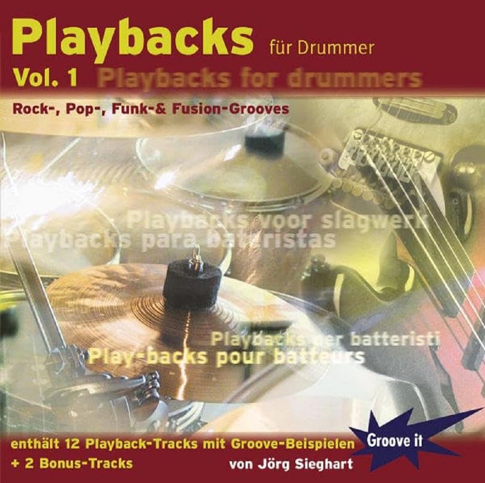 Playbacks für Drummer Vol. 1 - Playalong Übungs-CD für Schlagzeuger / Drums Music for Children