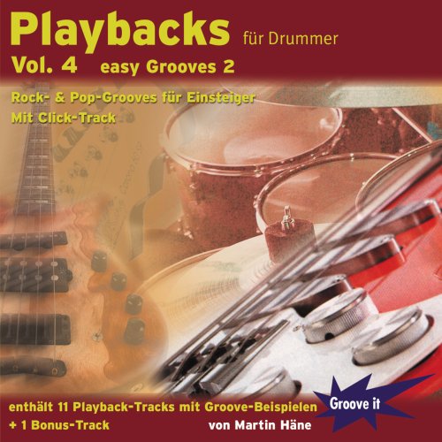 Playbacks für Drummer Vol.4 - Einsteiger CD zum Schlagzeug spielen lernen Music