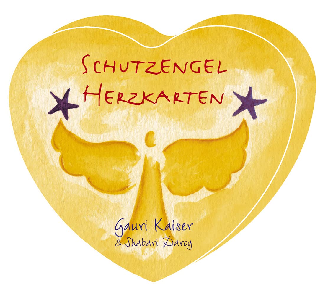 Schutzengel-Herzkarten: 49 farbige Herzkarten im Format 9 X 10 cm in Herzbox Lifestyle
