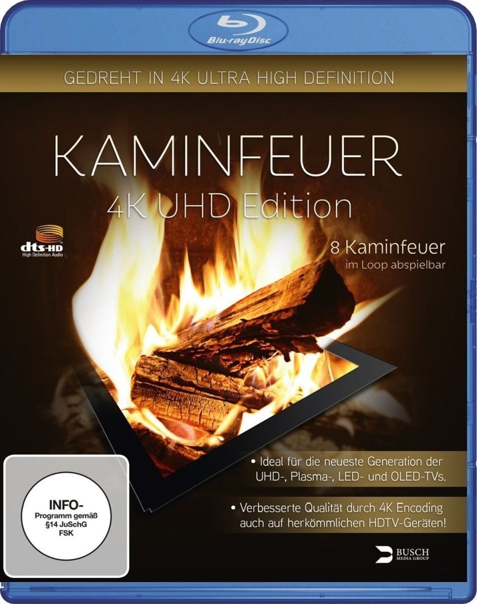 Kaminfeuer 4K - 8 Kaminfeuer - UHD Edition (gedreht in 4K Ultra High Definition) Films