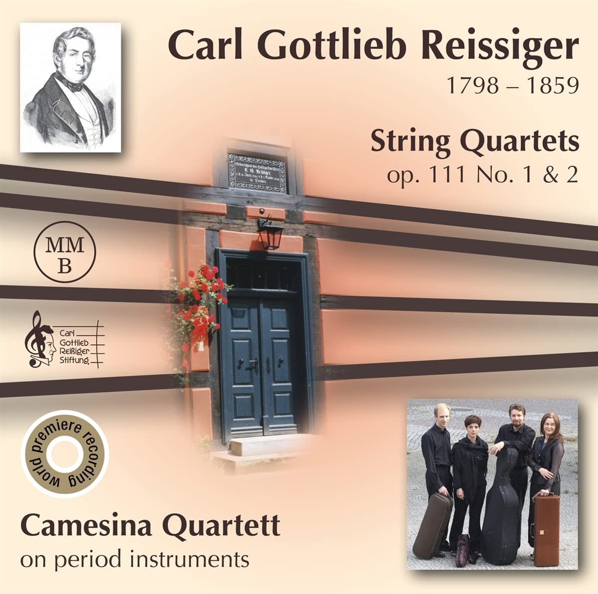Carl Gottlieb Reissiger: Streichquartette op.111 N Classical