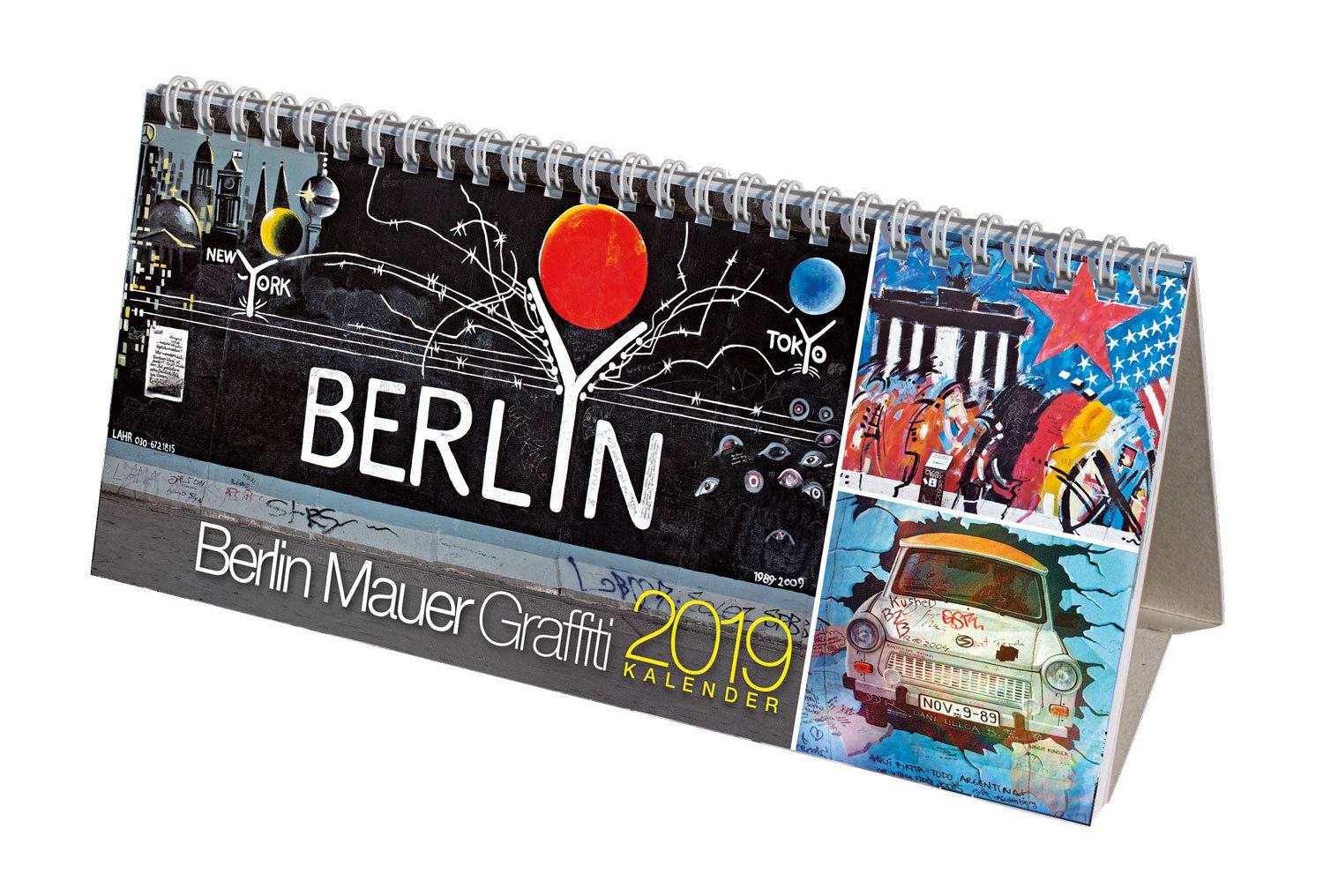 Berlin Mauergraffiti Tischkalender 2019 Books
