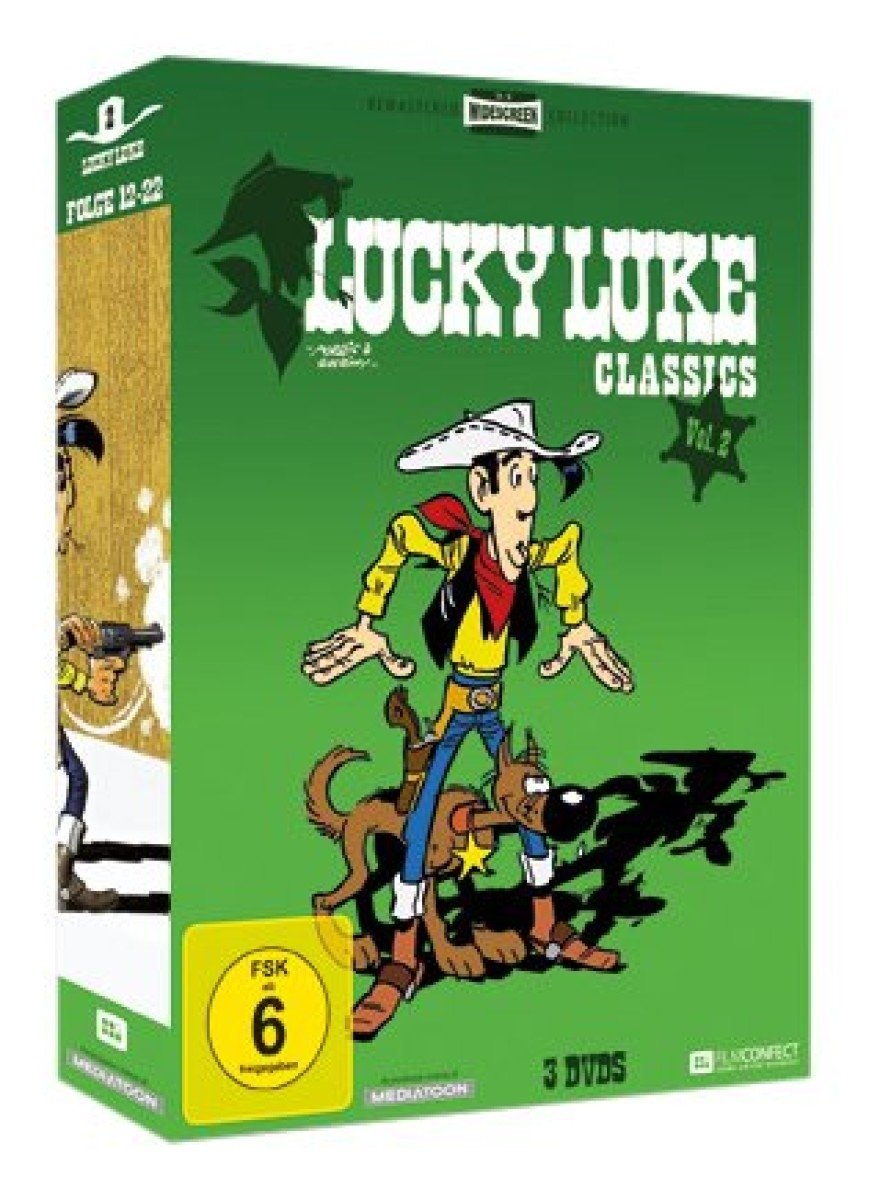 Lucky Luke Classics Vol.2 - Remastered Widescreen Collection mit exkl. Comic im Pocket-Size-Format (3 DVD Box) Box sets