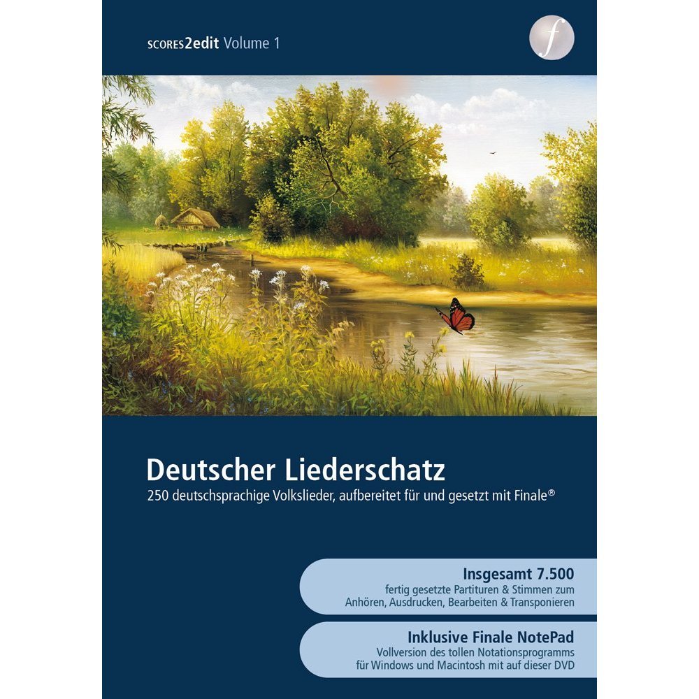 Deutscher Liederschatz 2012 Vol. 1 inkl. Finale NotePad 2012 software