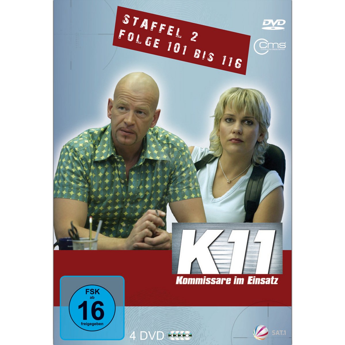 K11 Kommissare im Einsatz - Staffel 2.6 (Folge 101 bis 116) dvd