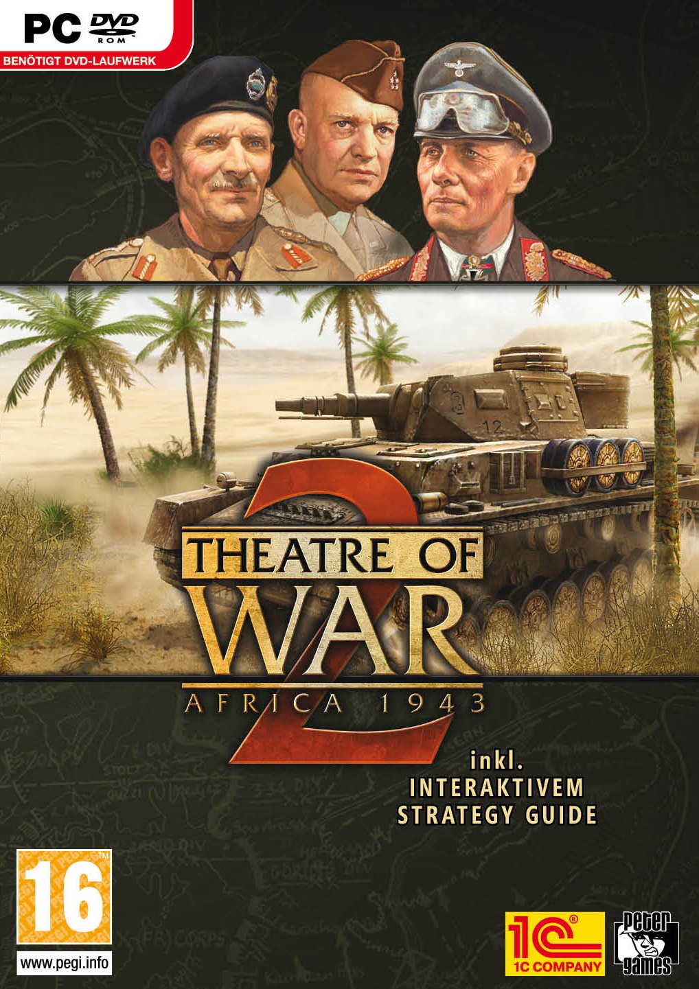 Theatre of War 2: Africa 1943 inkl. Strategy Guide PC