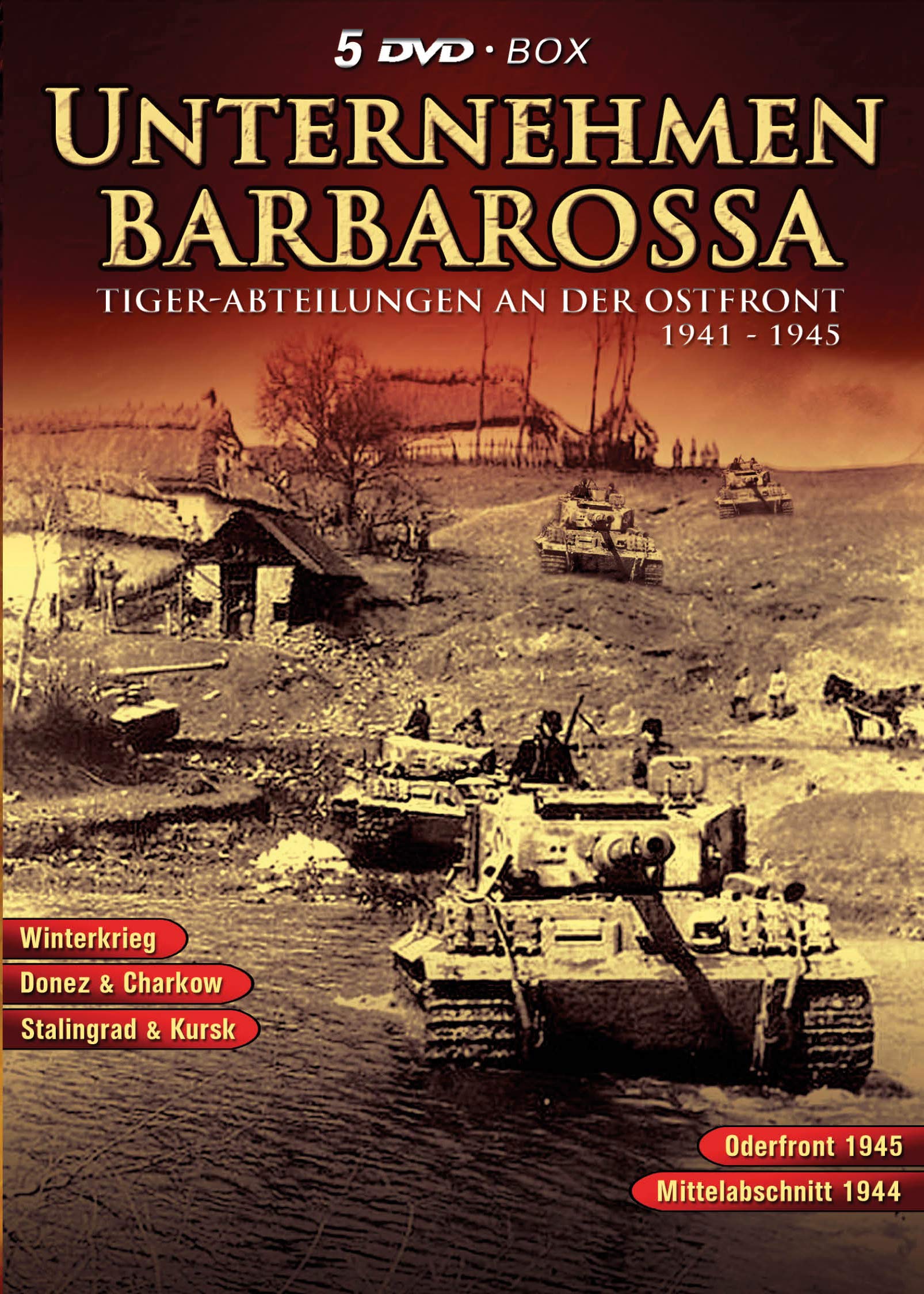 Unternehmen Barbarossa - Ostfeldzug der Wehrmacht - 5 DVD Schuber Films