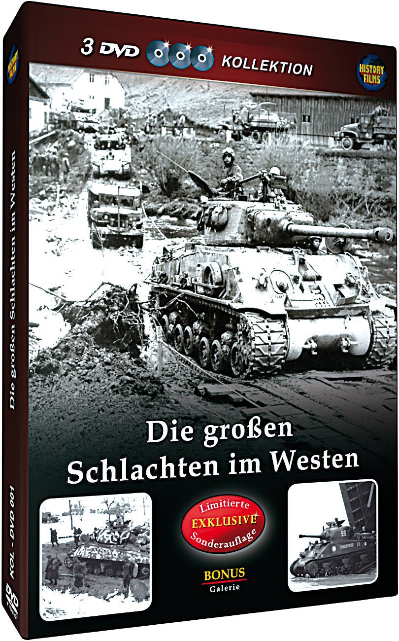 History Films: Die großen Schlachten im Westen (3 DVD Kollektion) (Limitierte EXKLUSIVE Sonderauflage) Movies