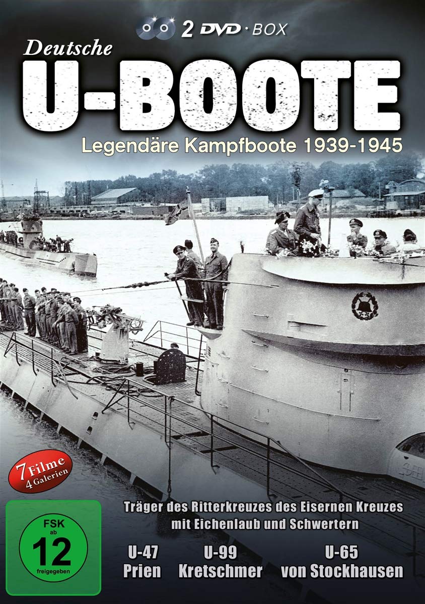 Deutsche U-Boote im 2. Weltkrieg-Legendäre Kampfboote 1939-1945-Das Boot-(2 DVD BOX) Films