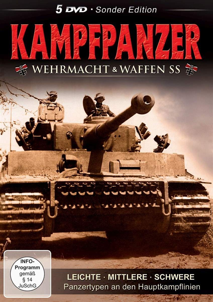 Kampfpanzer - Wehrmacht & Waffen SS - 5 DVD Schuber Films