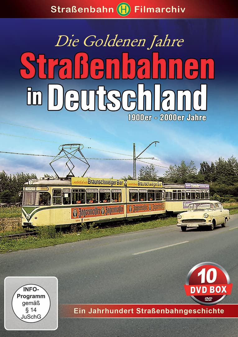 Die Goldenen Jahre - Straßenbahnen in Deutschland 10 DVD BOX Movies