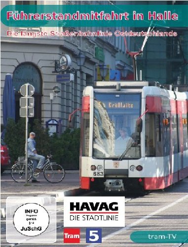 Führerstandmitfahrt in Halle - Die längste Straßenbahnlinie Ostdeutschlands - Linie 5 der HAVAG Movies