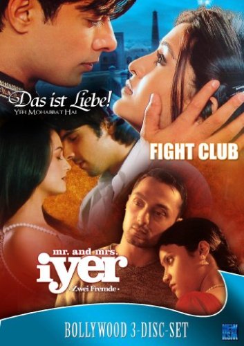 Bollywood 3 Disc Set (Fight Club/Yeh Mohabbat Hai/Mr. & Mrs. Iyer) Films