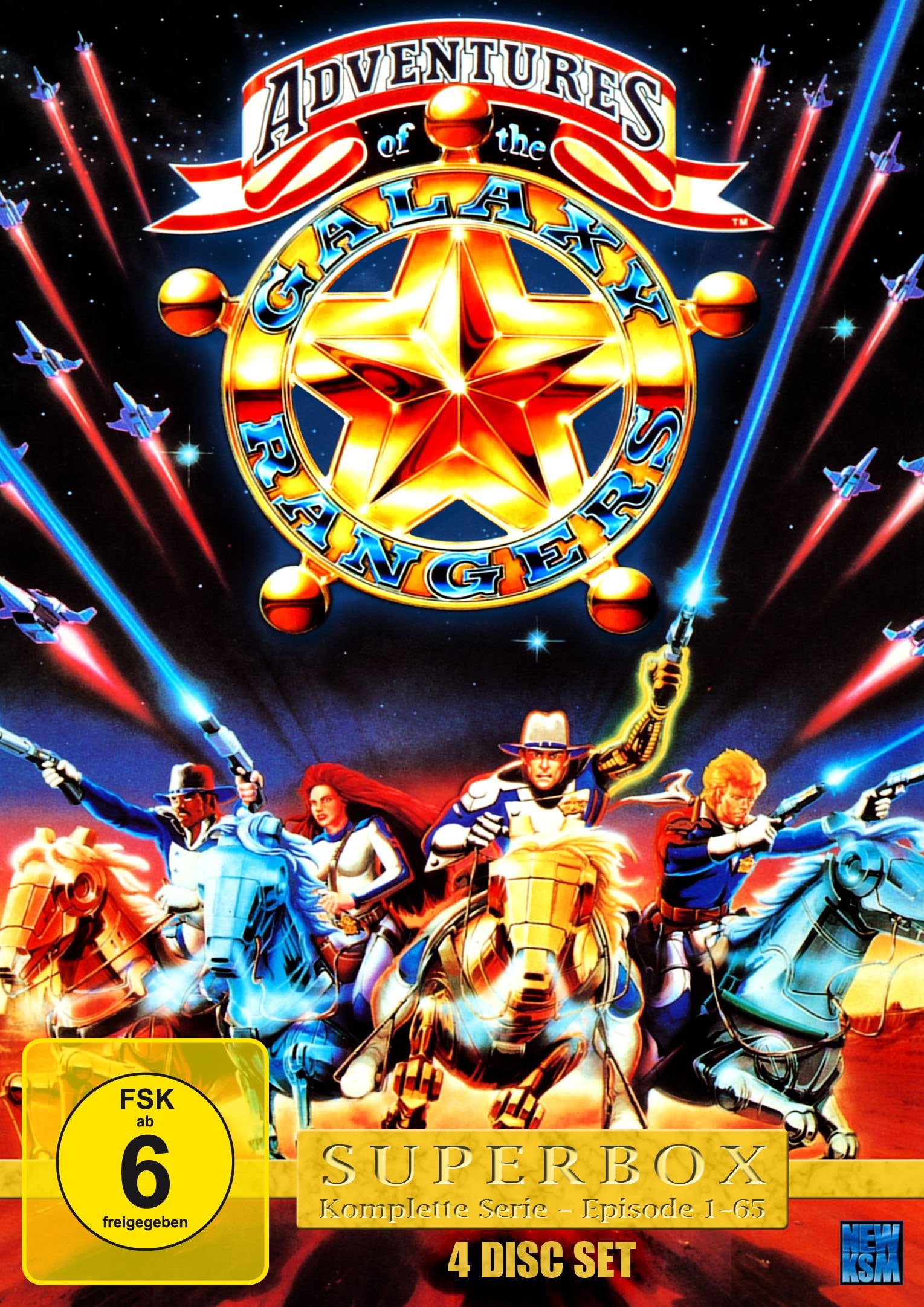 Galaxy Rangers - Superbox/Episoden 01-65 Box sets