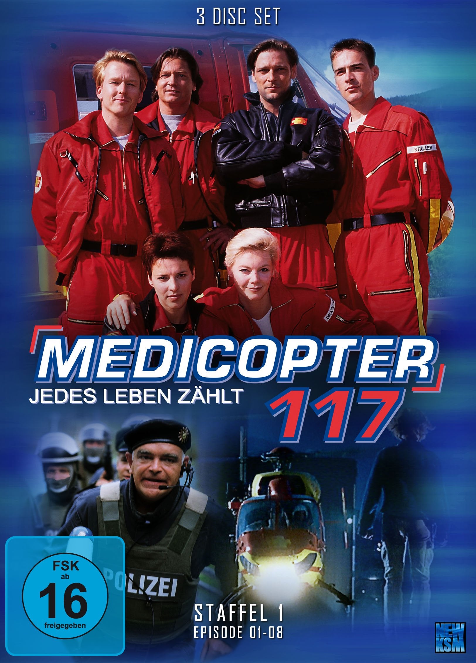 Medicopter 117 - jedes Leben zählt: Staffel 1, Folge 01-08 (3 Disc Set) Box sets