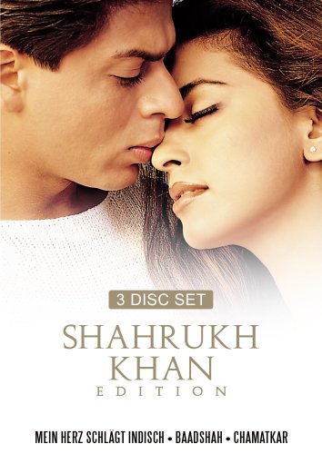 Shahrukh Khan Edition Vol. 5 (Mein Herz schlägt indisch/ Baadshah-König der Liebe/Chamatkar-Der Himmel führt uns zusammen) - (3 DVDs) Movies