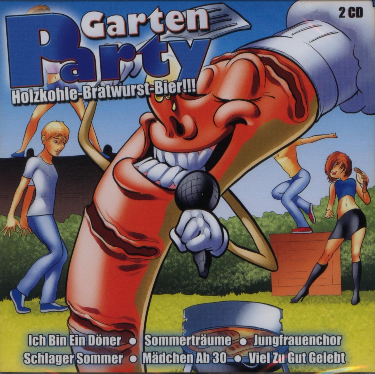 Garten Party - Holzkohle, Bratwurst, Bier - 2 CD German Schlager & Volksmusik