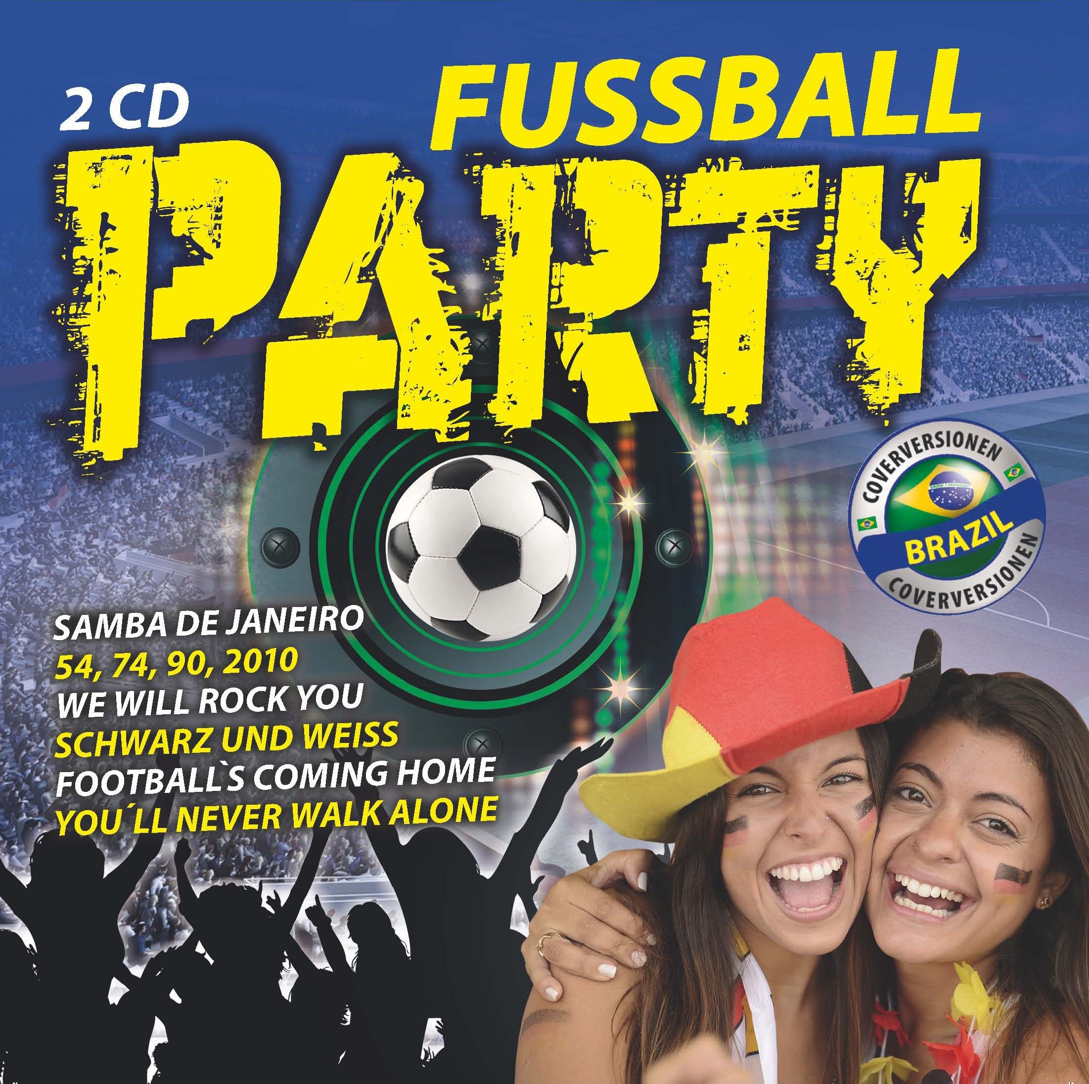 Fussball Party - Brazil 2 CDs Music