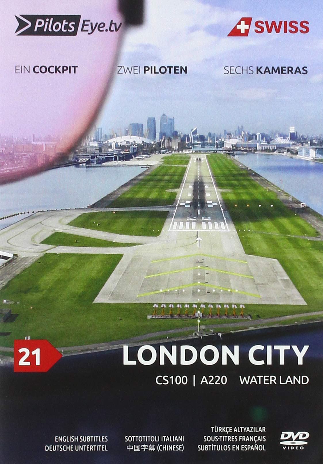 PilotsEYE.tv I LONDON CITY I Cockpit Mitflug CS100/A220 I SWISS I 'Water Land' I Bonus: 747SP Pratt testing facility Box sets