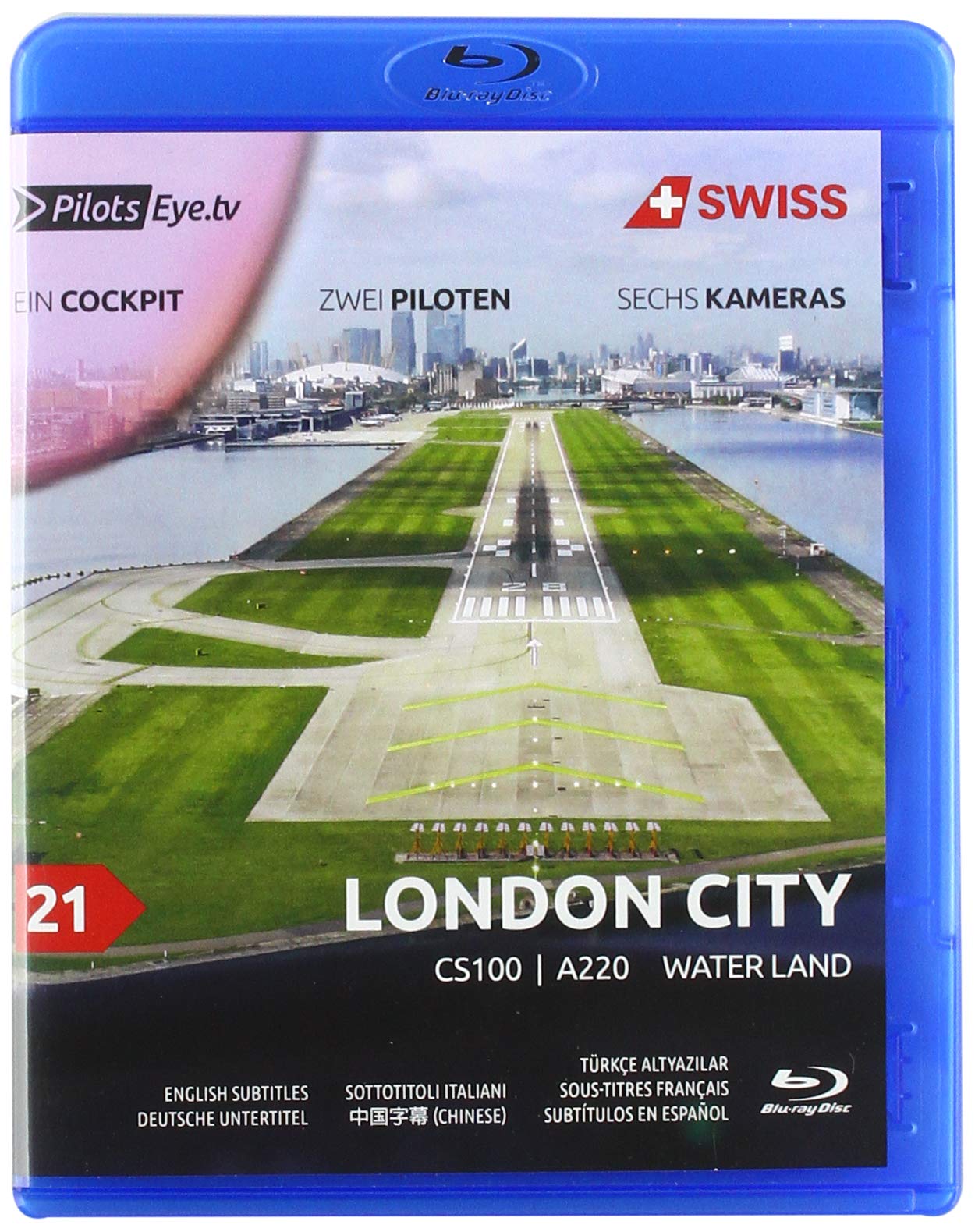 PilotsEYE.tv I LONDON CITY I Cockpit Mitflug CS100/A220 I SWISS I 'Water Land' I Bonus: 747SP Pratt testing facility Box sets