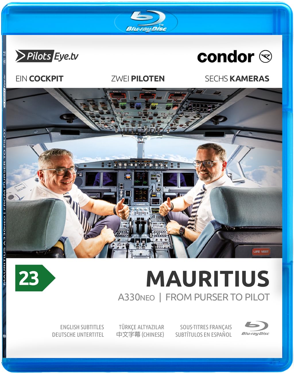 PilotsEYE.tv | MAURITIUS | Condor A330neo | 'From Purser to Pilot' Films