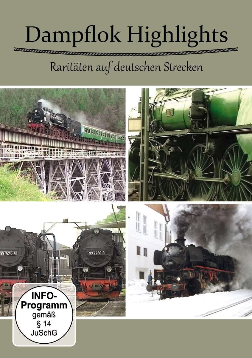 Dampflok Highlights-Raritäten auf Deutschen Streck Films
